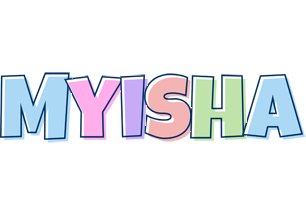 Myisha pastel logo