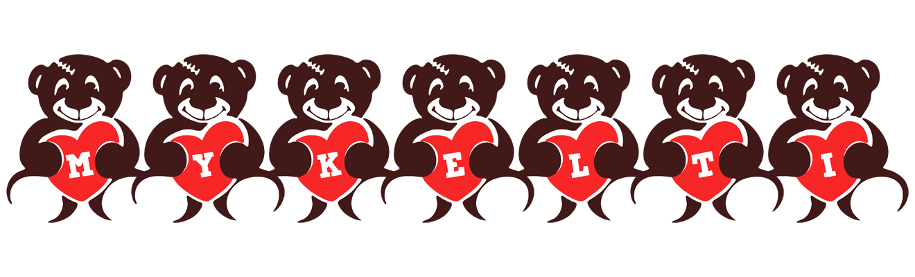 Mykelti bear logo