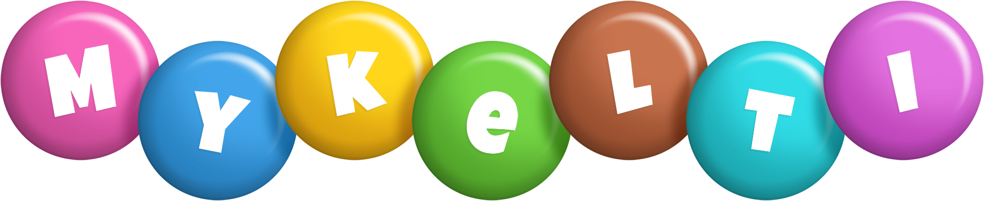 Mykelti candy logo