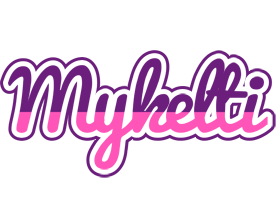 Mykelti cheerful logo