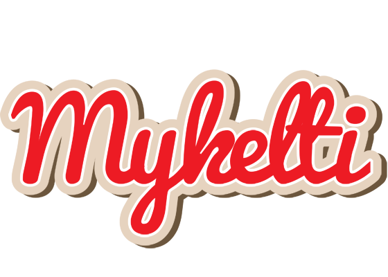 Mykelti chocolate logo