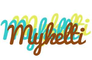 Mykelti cupcake logo