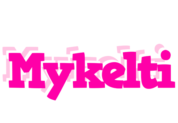 Mykelti dancing logo