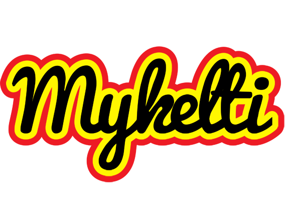 Mykelti flaming logo
