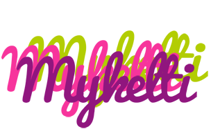 Mykelti flowers logo