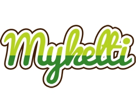 Mykelti golfing logo