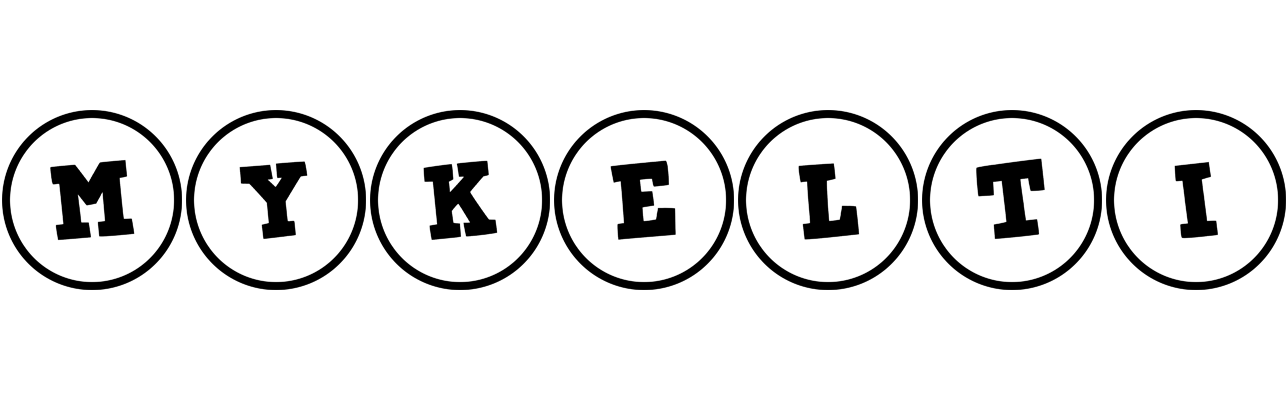 Mykelti handy logo