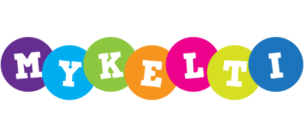 Mykelti happy logo