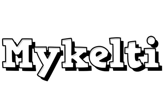 Mykelti snowing logo