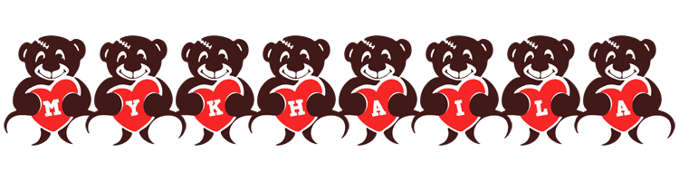 Mykhaila bear logo