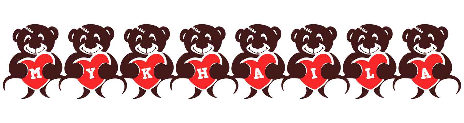 Mykhaila bear logo