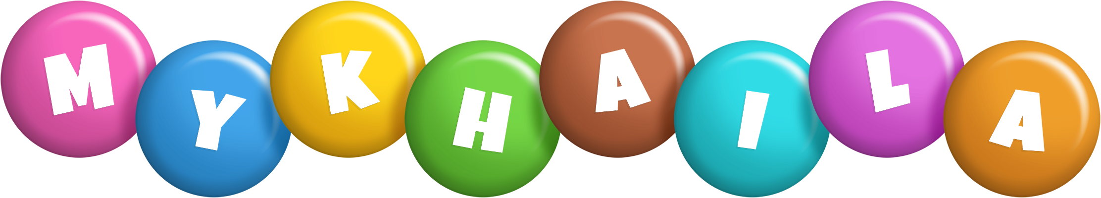 Mykhaila candy logo