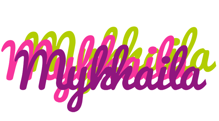 Mykhaila flowers logo