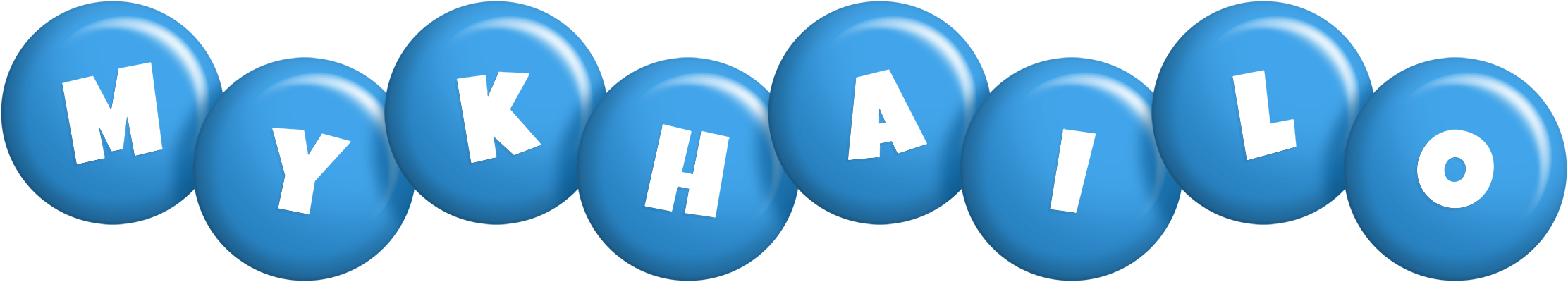 Mykhailo candy-blue logo