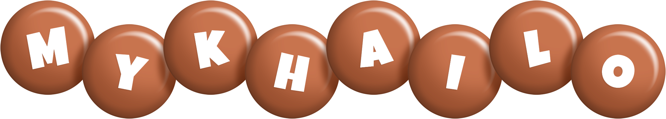 Mykhailo candy-brown logo