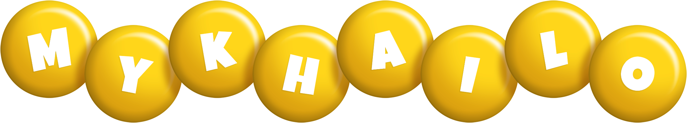 Mykhailo candy-yellow logo