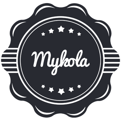 Mykola badge logo