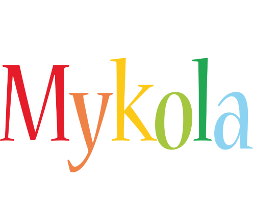 Mykola birthday logo
