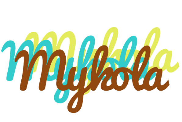 Mykola cupcake logo
