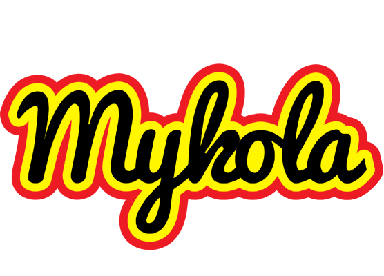 Mykola flaming logo