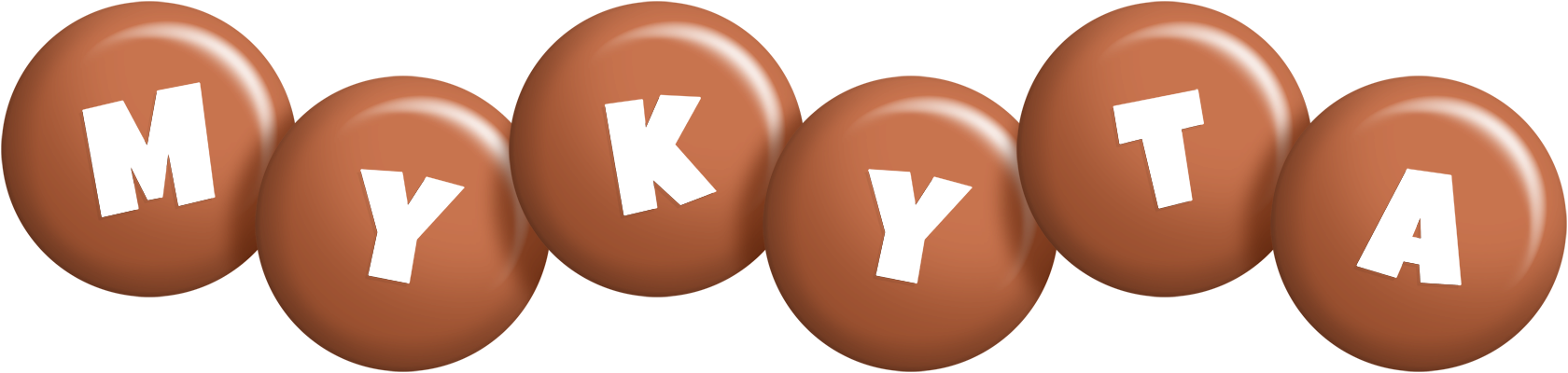 Mykyta candy-brown logo