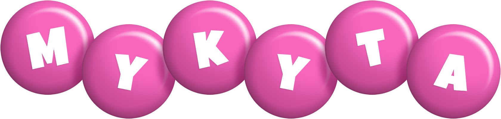 Mykyta candy-pink logo