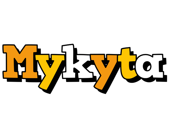Mykyta cartoon logo