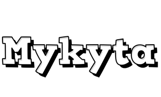 Mykyta snowing logo