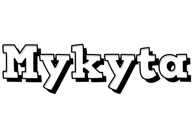 Mykyta snowing logo