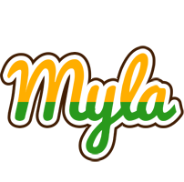 Myla banana logo