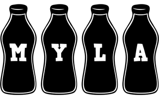 Myla bottle logo