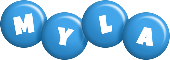 Myla candy-blue logo