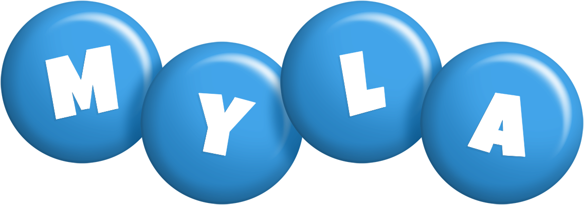 Myla candy-blue logo