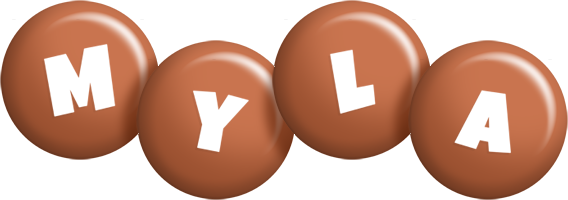 Myla candy-brown logo