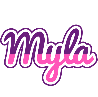 Myla cheerful logo