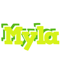 Myla citrus logo