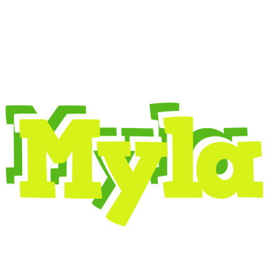 Myla citrus logo
