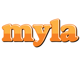 Myla orange logo