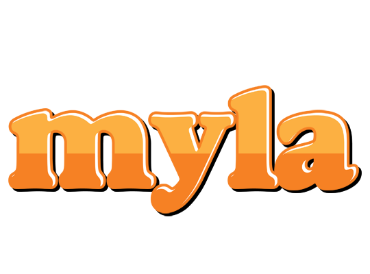 Myla orange logo