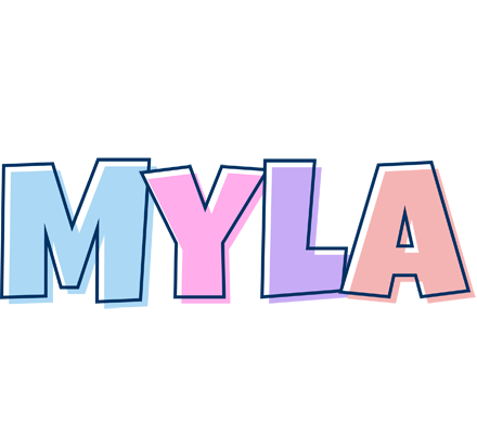 Myla pastel logo