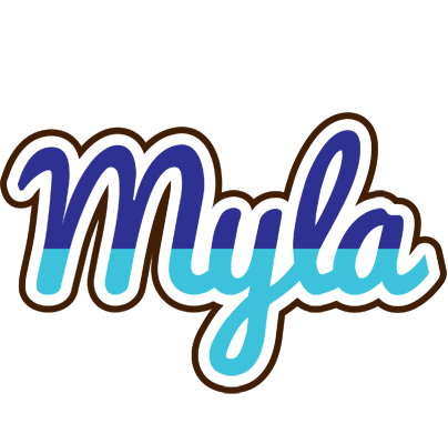 Myla raining logo