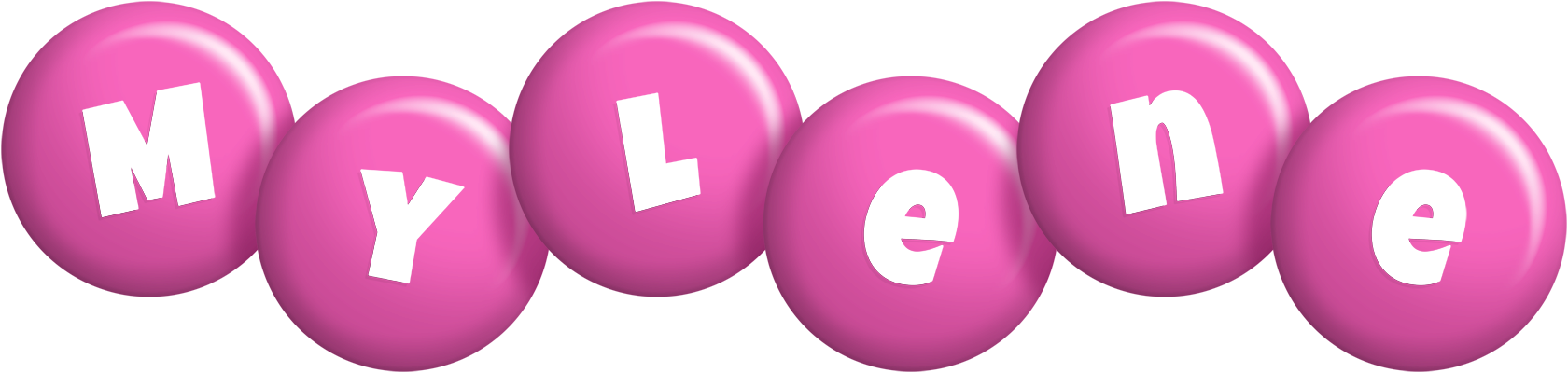Mylene candy-pink logo