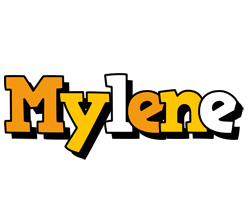 Mylene cartoon logo