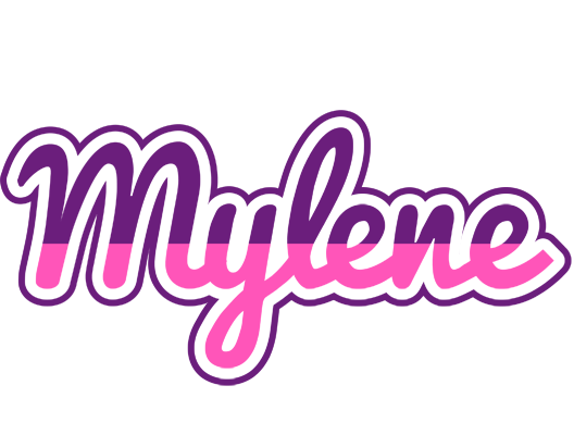 Mylene cheerful logo
