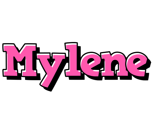 Mylene girlish logo