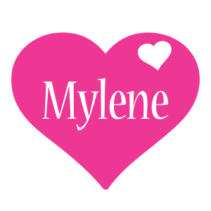 Mylene love-heart logo