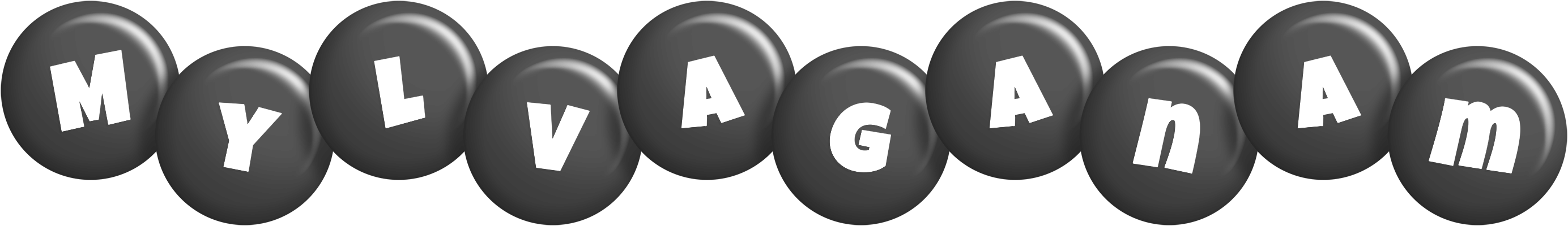 Mylvaganam candy-black logo