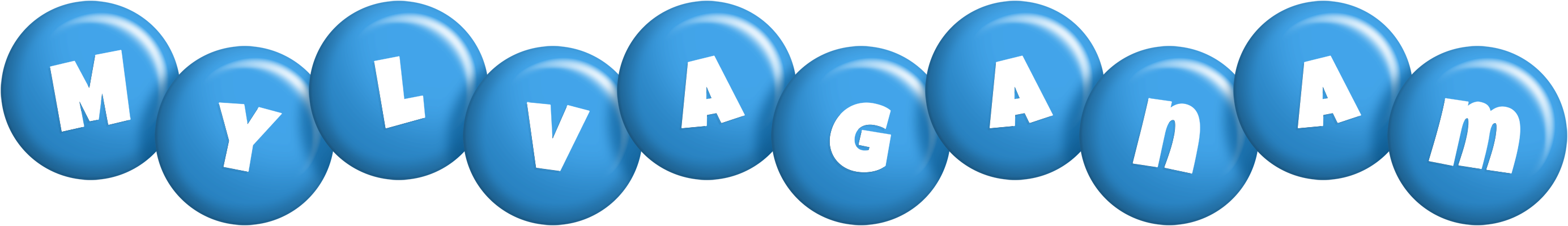 Mylvaganam candy-blue logo