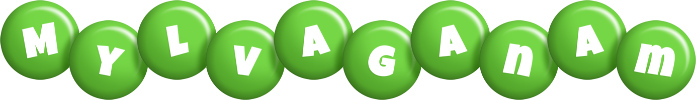 Mylvaganam candy-green logo