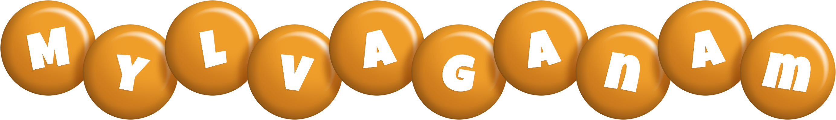 Mylvaganam candy-orange logo